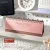 2026 Minimalist Mini English Desk Calendar Planner Office Desktop Ornament