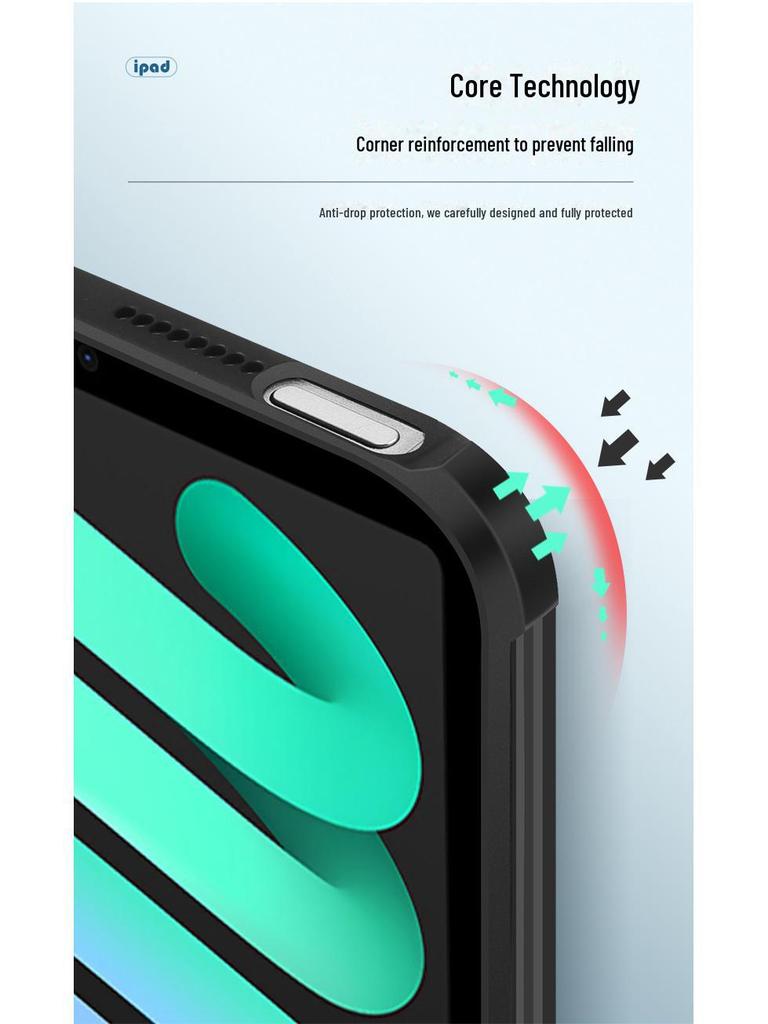 iPad Pro 11 Acrylic Magnetic Case: Transparent Anti-Fall Protection for 2022 10th Gen 10.9-inch Model
