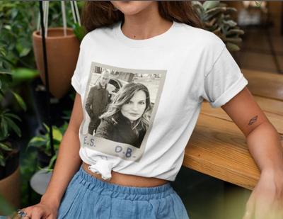 Magliette Elliot Stabler Olivia Benson Law and Order SVU, Serie TV Crime Drama