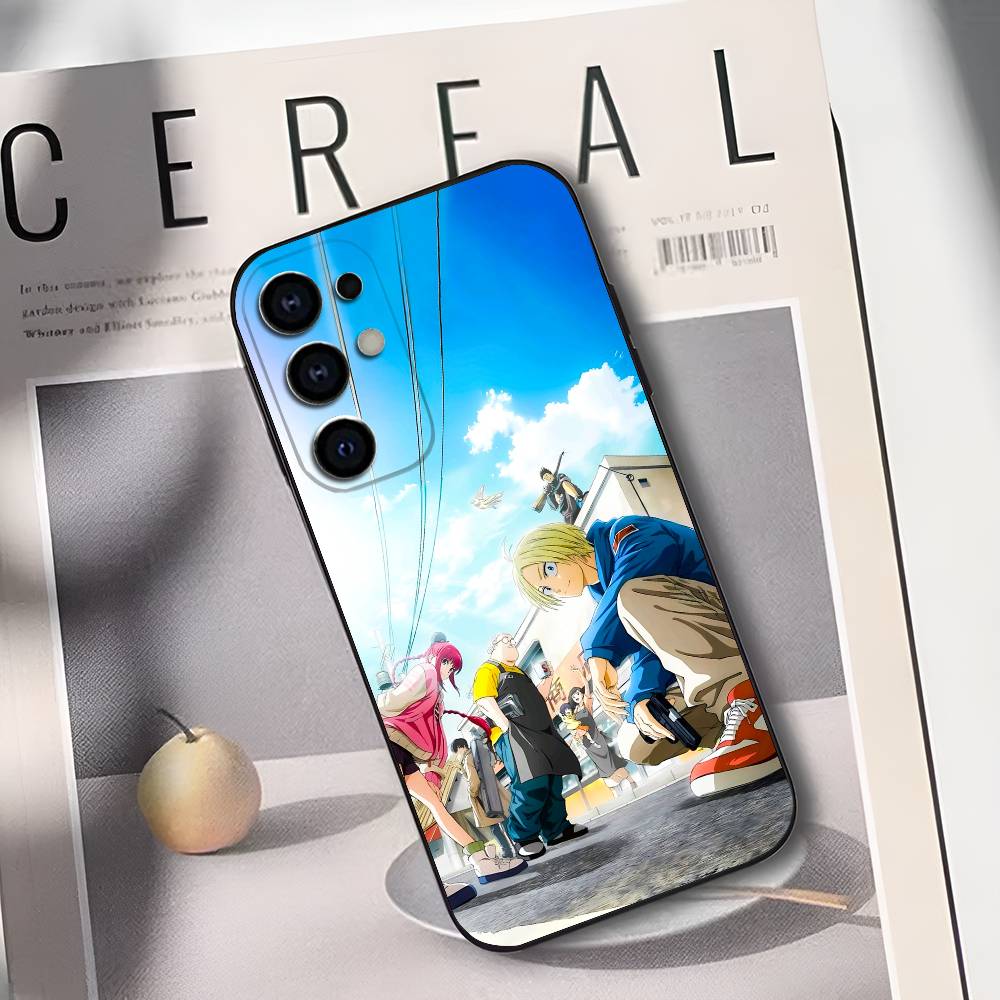 S-Sakamoto Anime D-Days Phone Case For Samsung S25,S24,S21,S22,S23,S30,Ultra,S20,Plus,Soft Silicone Black Cover