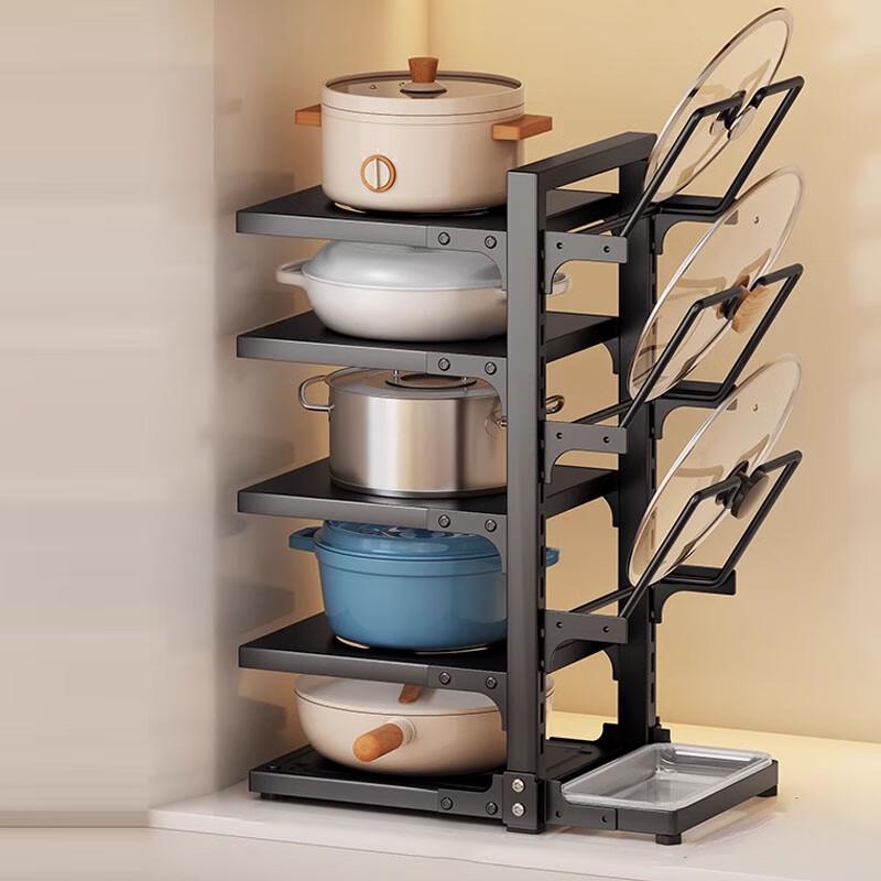 

Multi-functional Kitchen Pot & Lid Storage Rack