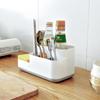 Creative Divided Plastic Desktop Storage Box for Cosmetics and Home Supplies K204