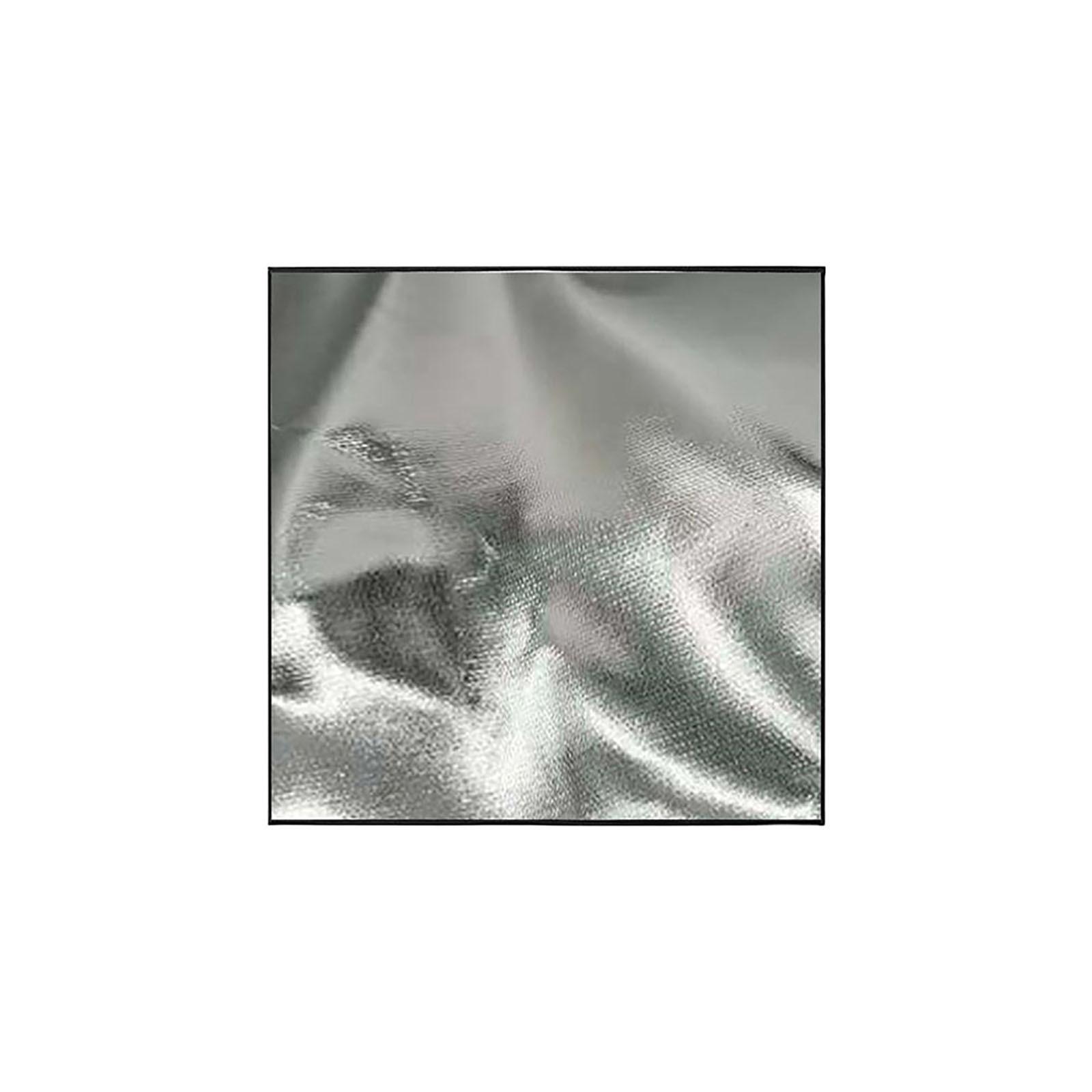 

Огнестойкая подкладка - алюминиевая фольга, ткань из стекловолокна, квадратная противоожоговая подушка, коврик для барбекю, повреждение пола D серебряный