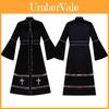 Mittelalterliche Kirchenpriester Robe Für Frauen Aus Polyesterstoff Für Cosplay Und Fantasy Rollenspiel