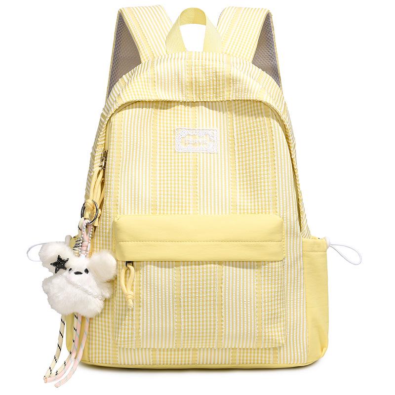 2026 Japanese Cute Girly Double Shoulder Bag - Lightweight, Large Capacity Student Backpack