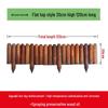 Carbonized Anticorrosive Wooden Picket Fence for Indoor & Outdoor Gardens, Balconies, and Courtyards.