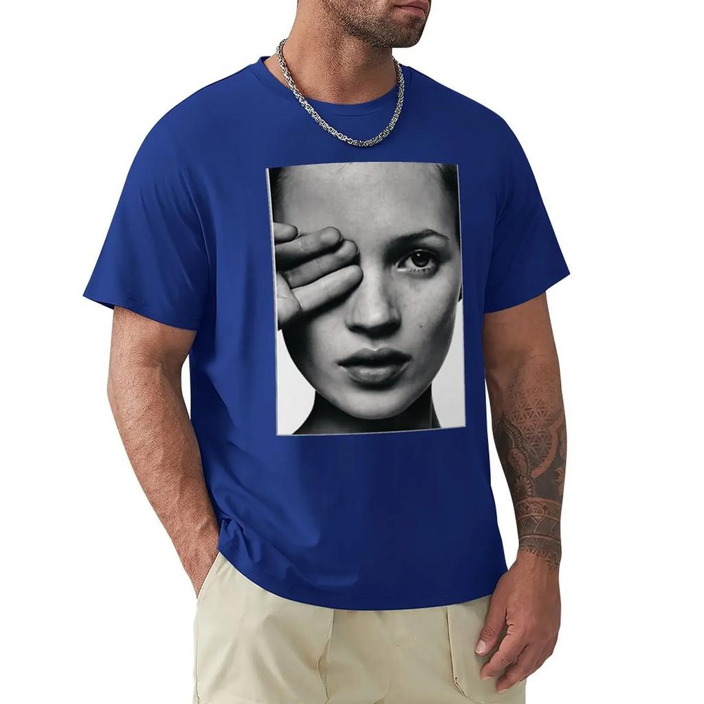 Kate Fashion Moss T-Shirt Customizeds Men Tall T Shirts Mens Designer Clothes New In Tops & Tees Short Sleeve Round Collar 2026