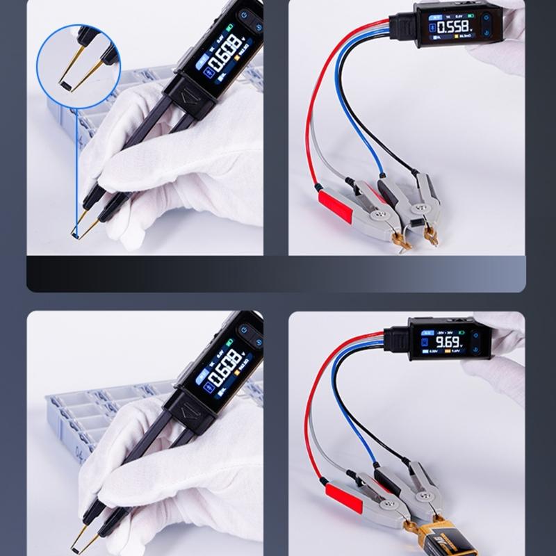 Advanced Easy to Carry Bridge Meter with High Stability ABS for Resistance Capacitance Inductance Diodes Voltage Testing