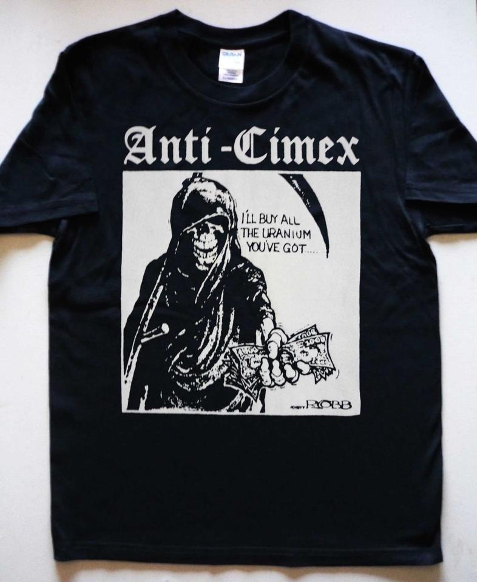 ANTI CIMEX - Ripper T-shirt Hardcore Rock Punk Unisex Tee M