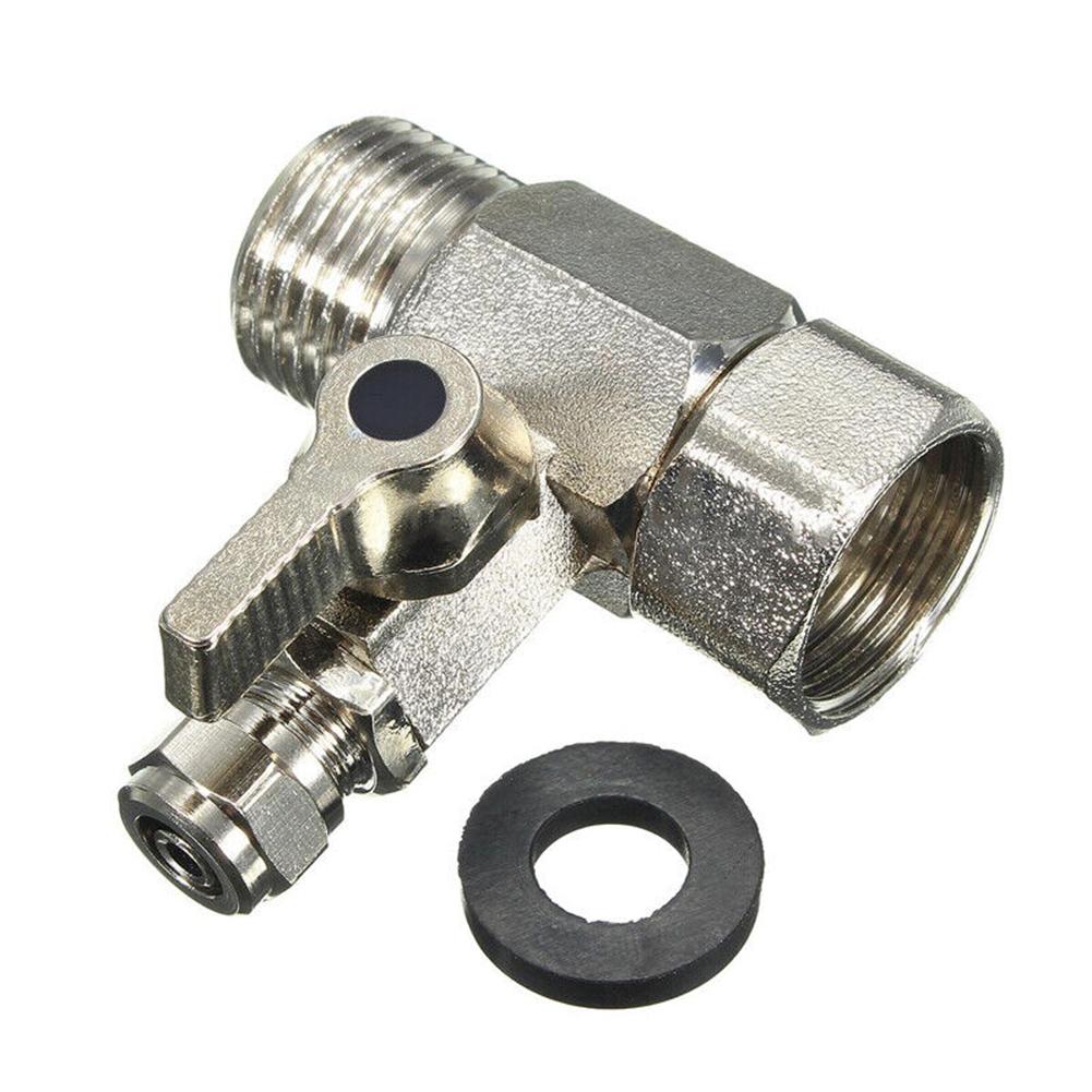 1/2" To 1/4'' With Shut-Off Ball Valve Tap Tee Water Purifier Inlet Three-way Ball Valve Integrated Switch Water Purifier Acce