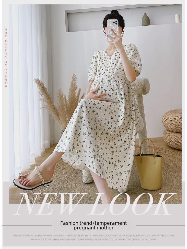 Rochie midi de vară, cu mâneci scurte, ocazională, care sfidează vârsta