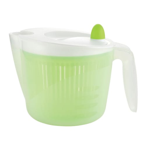 Pearl Metal Vegetable Drainer/Salad Spinner, Green, Just Right C-8492