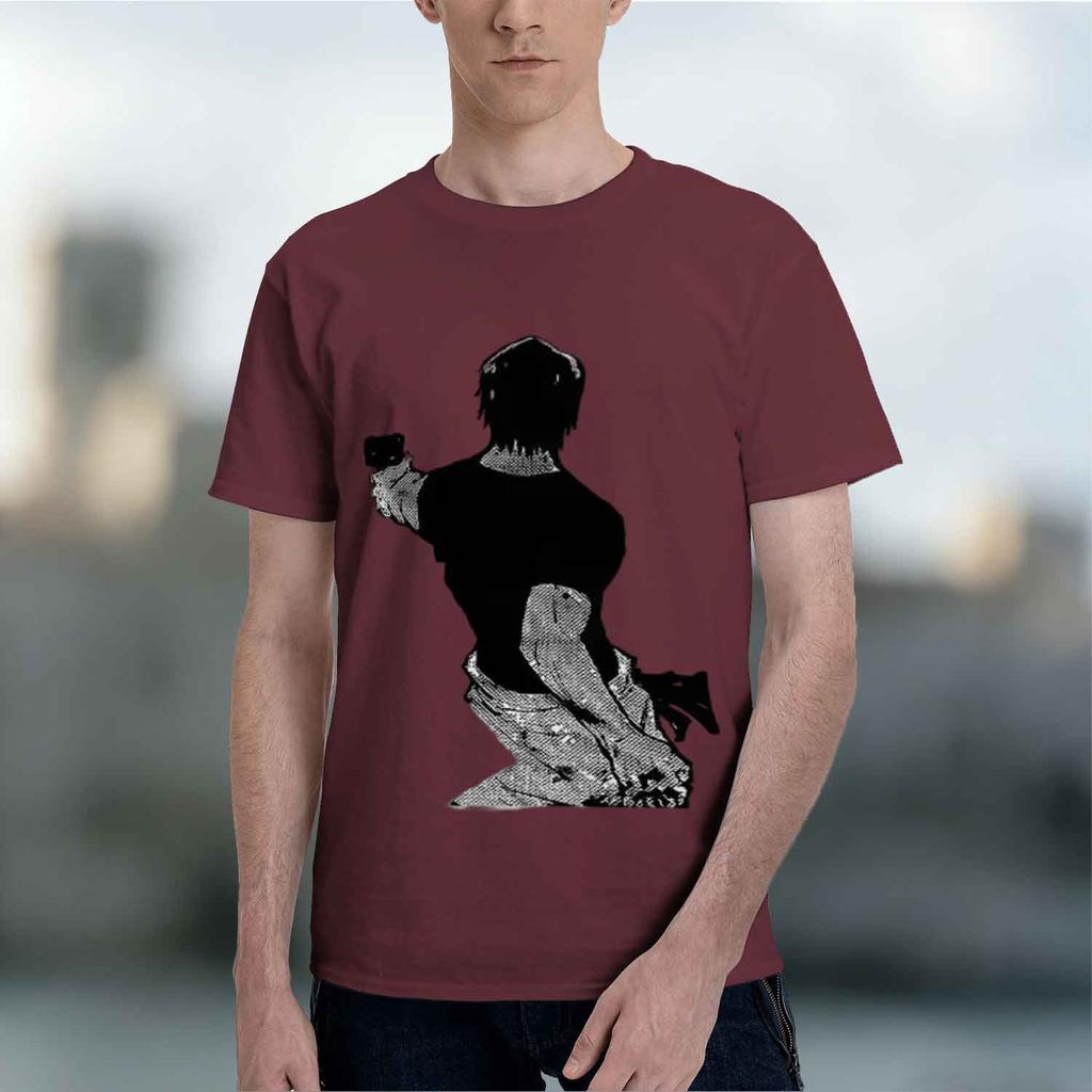 2026 New Unisex Japanese Anime Game Tee Breathable Cotton Casual Daily Allseason Tshirt