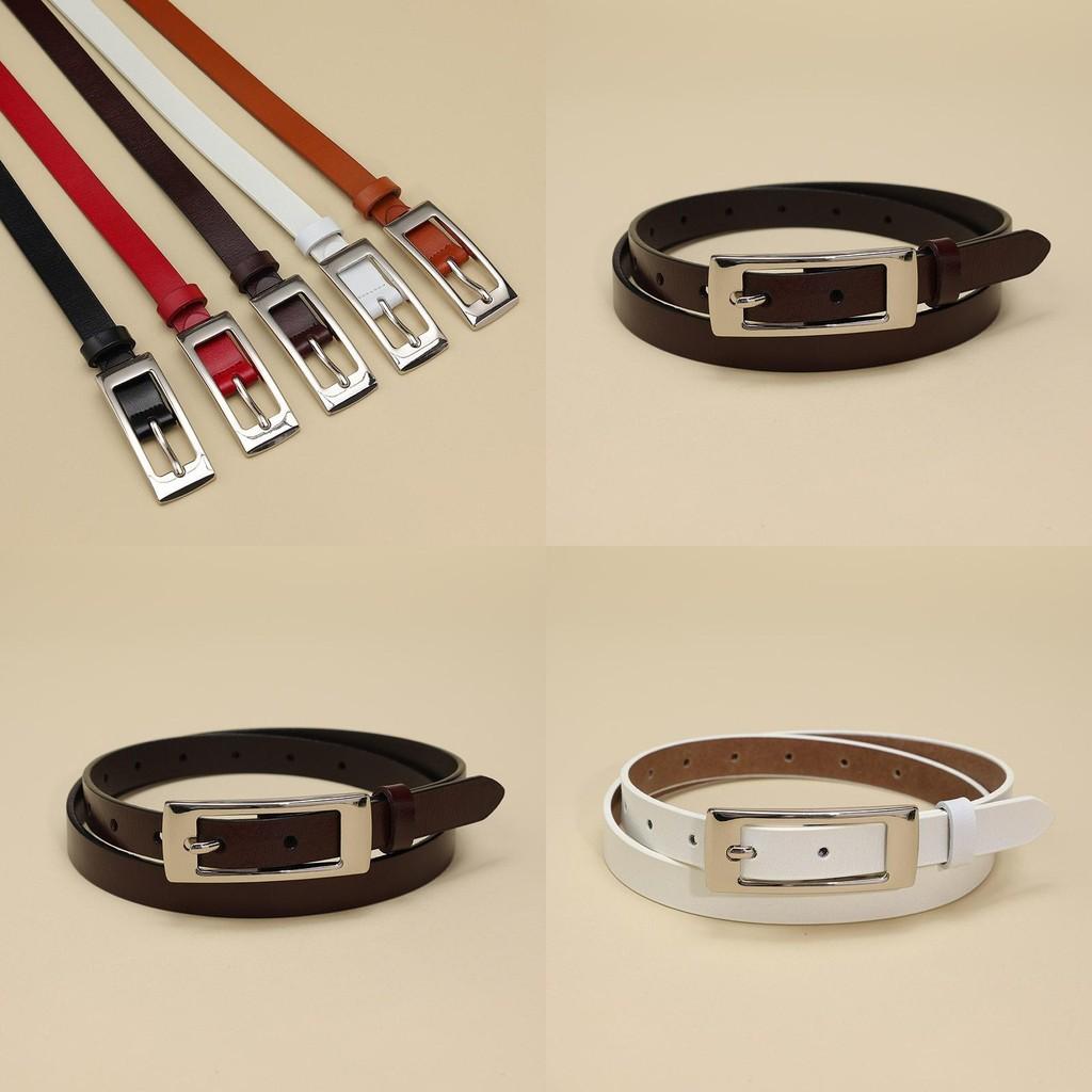 Classic Leather Womens Belt With Alloy Buckle For Business And Casual Wear