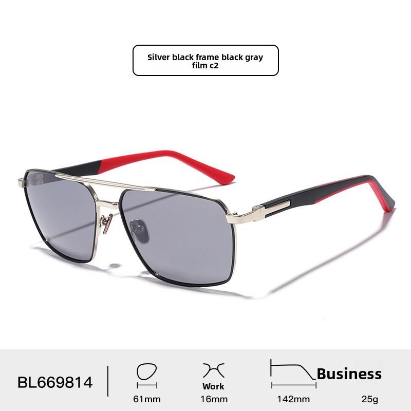 Vintage Metal Sunglasses With Polarized Protection For Fashion Trendsetters
