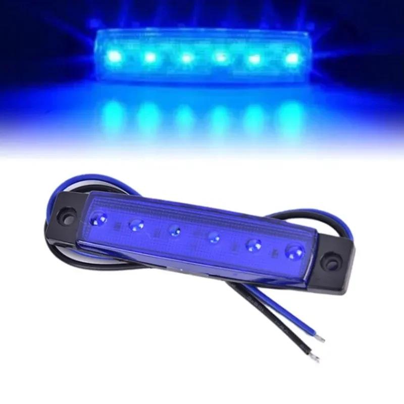 10PCS Truck Trailer Side Marker Indicators Light Car Signal Brake Rear Warning Tail Light LED 12V 24V Warning Lamp