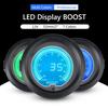 7 Colors Black Digital Lcd Turbo Boost Gauge For Cars Automotive Instrument Tool