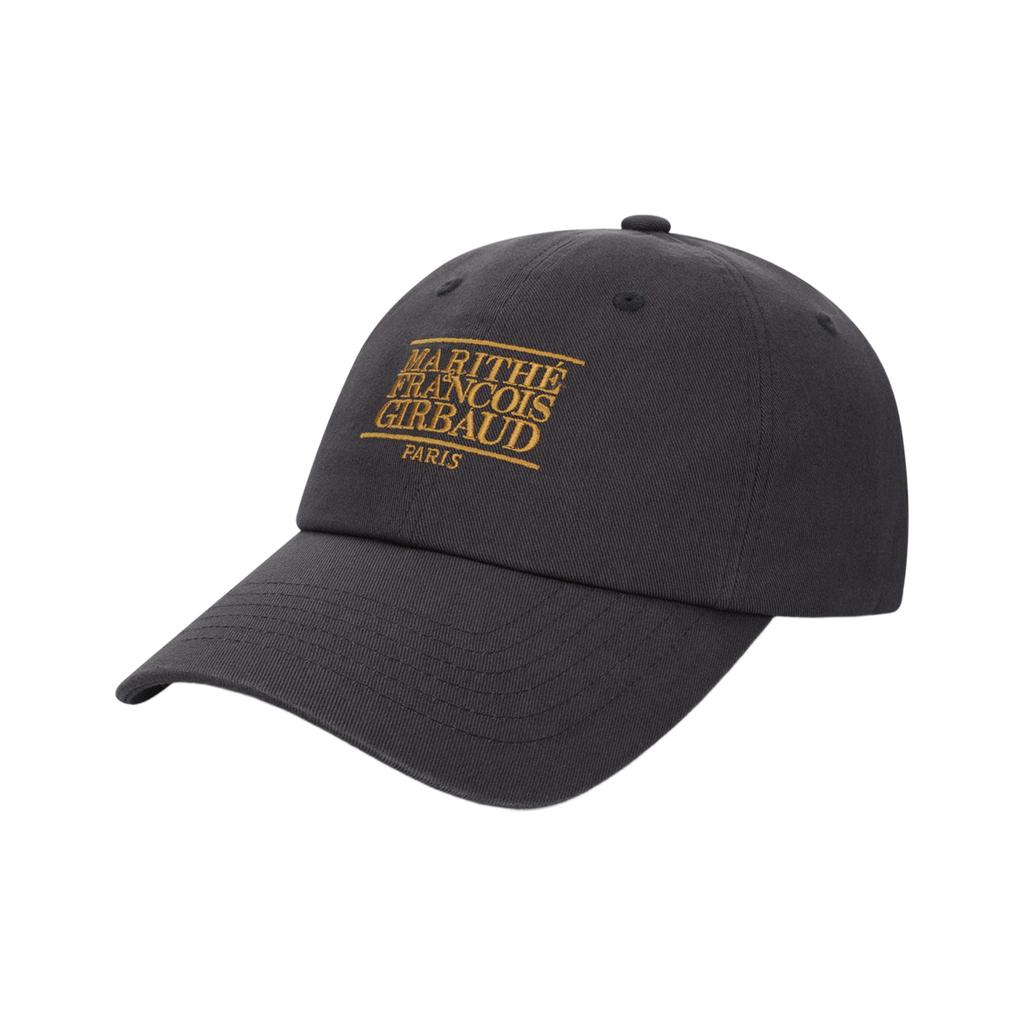 Marithe Francois Girbaud Small Classic Logo Cap Charcoal