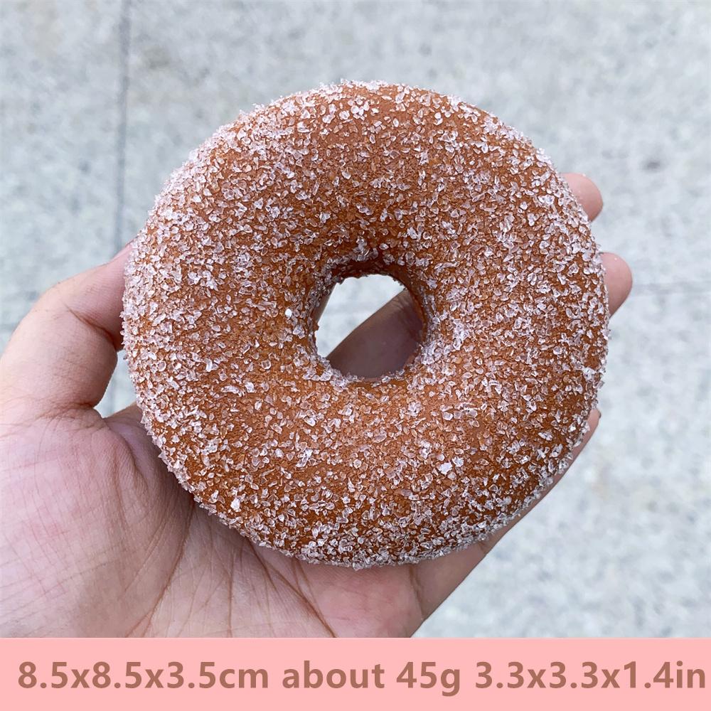 PU Doughnuts Cakes Faux Donut Food Model Bread Party Chocolate Frosting Stress Relief Simulation Wholesale Sugar Sweet Candy Toy