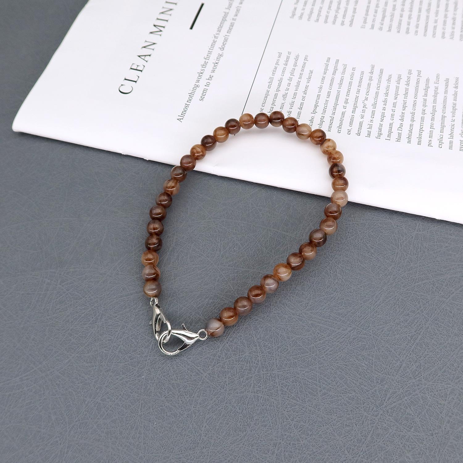 

Two-tone Coffee Leopard Bee Print Chain Handbag with Crossbody Shoulder Strap