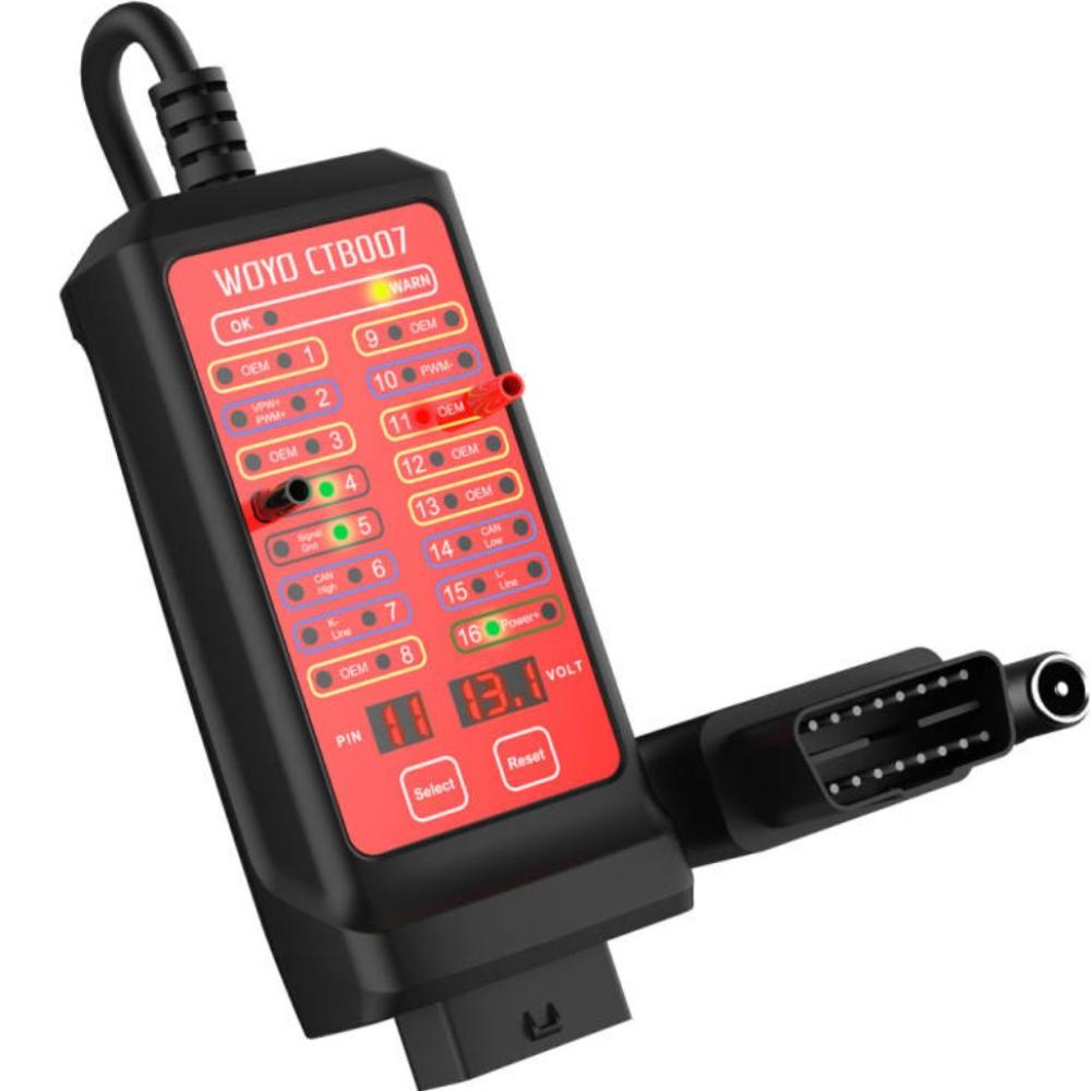 Real-time Data CAN Tester 16Pin ECU Diagnosis Scanner OBD2 Break Out Box  Fault Detection