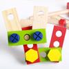 Wooden toy simulation disassembly toolbox boy baby disassembly and assembly playhouse toy training hand-eye coordination tool