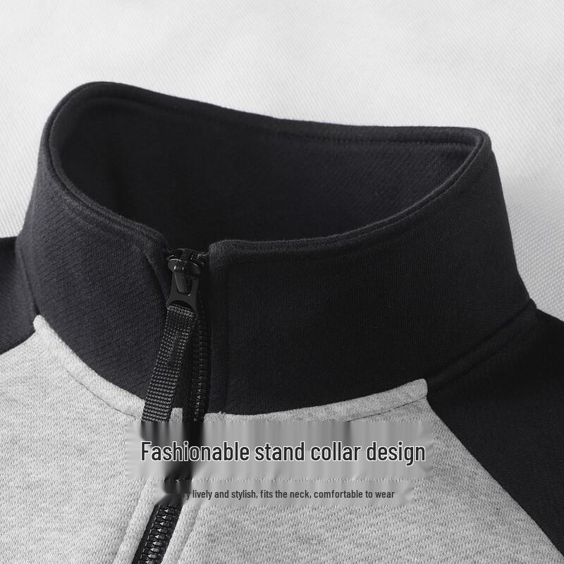 Mark Fairwhale Men's Heavyweight Half-Zip Stand-Collar Sweatshirt