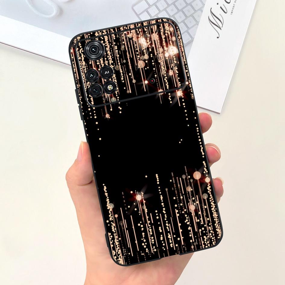 For Xiaomi Poco M4 5G Case Fashion Painted Shockproof Silicone Soft TPU Back Cover For Xiaomi Poco M4 Pro 5G Funda PocoM4 Bumper
