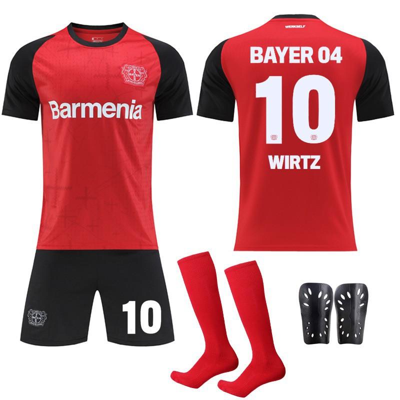 

2425 Bayer Leverkusen s New Home Shirt No. 10 Wiltz Football Bundesliga Red #M