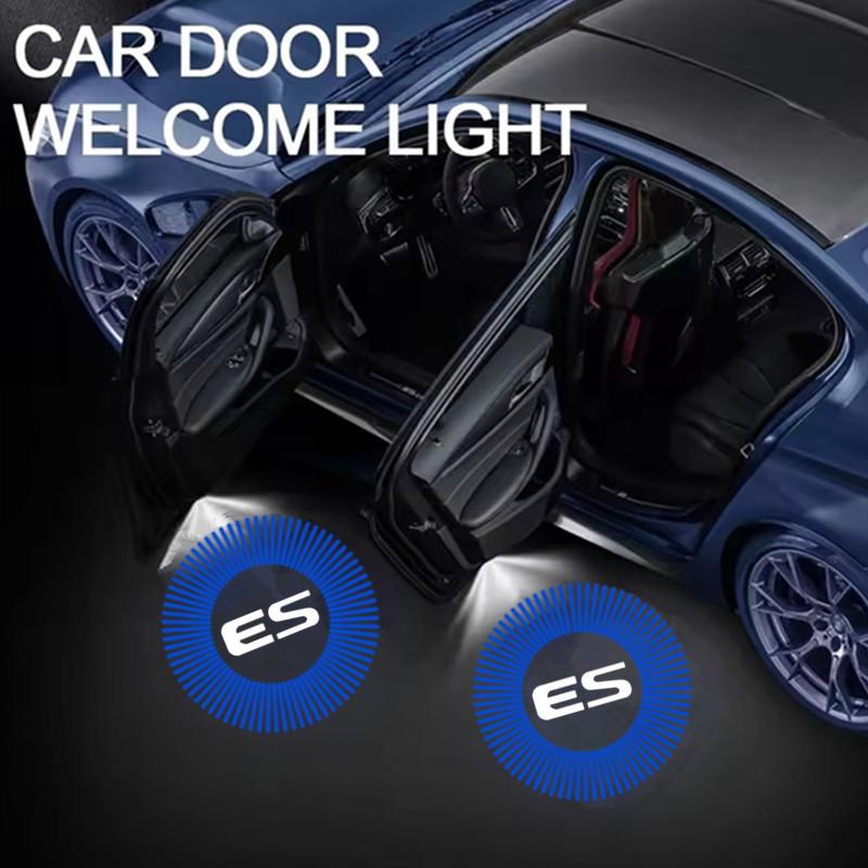 LED Car Logo Projector Lamp Door Welcome Ghost Shadow Light Accessories For Lexus ES 2006-2017 ES200 ES300 ES330 350 400 430