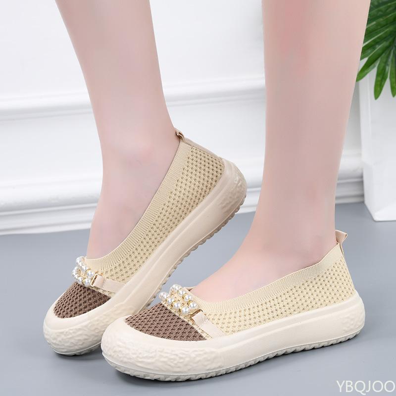 Fashion Spring Summer New Women's Singles Shoes Are Casual Breathable Thick Soled Soft Soled Non Slip Fashionable Simple Women's Shoes