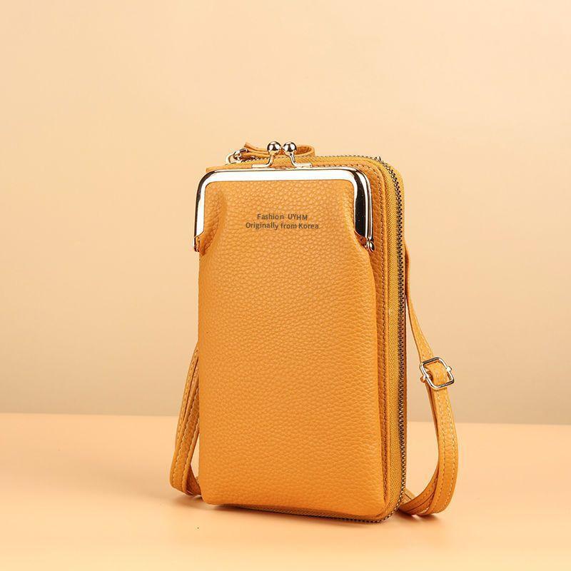 Mobile Phone Bag Women's Versatile Fashion Small Messenger Bag Multi-functional Change Bag