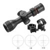 T-EAGLE 3-12x32aoiir FFP Rifle Scope, Variable Magnification Scope, Short Scope for Airsoft, Includes 20mm High Mount Ring