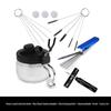 Airbrush Spray Gun Cleaning Kit: Includes Small Brush, Rinse Gun, Nozzle, and Four Ventilation Accessories for Auto Repair.