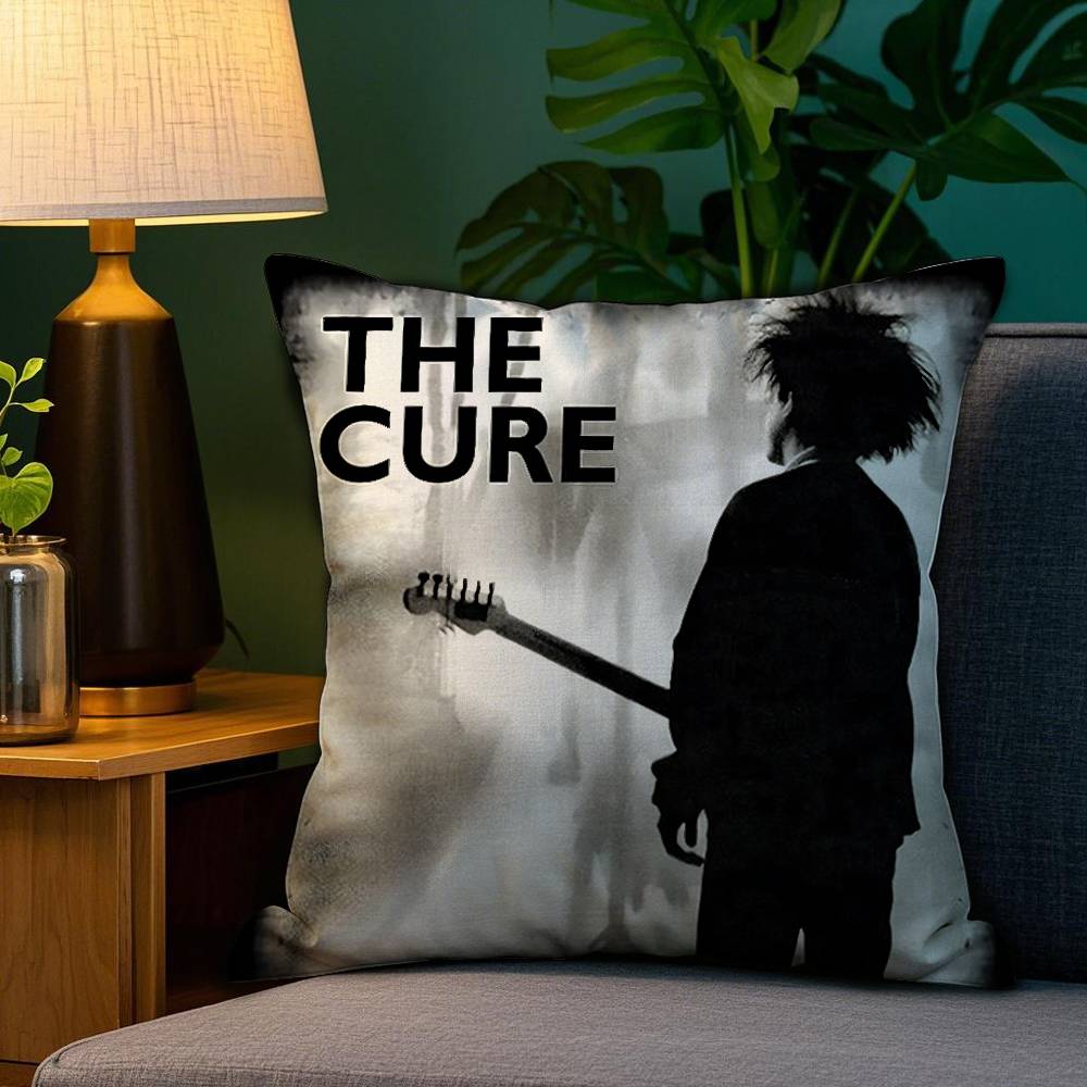 Die C-Cure Rockband Kissenhülle Sofa Wohnzimmer Schlafzimmer Zweiseitiger Druck Quadratisches Kissen Nickerchen-Kissenhülle