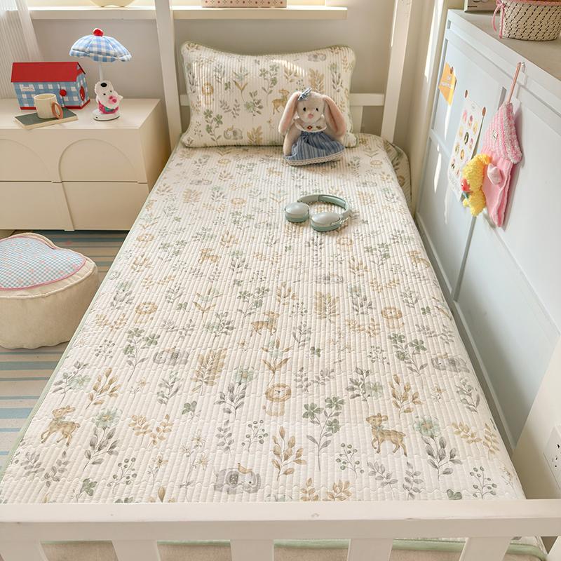 (Student Season) Small Fresh Printed Cotton Bed Cover Student Bed Cover