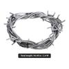 2 Pcs Simulation Wire Chain Decors Prank Ribbon Murdle Plastic Barbed Wires Halloween Ornament Garland Making Toy