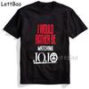 Jojos Bizarre Adventure Printed T Shirt Men Japanese Anime Male Tshirt Short Sleeve Funny