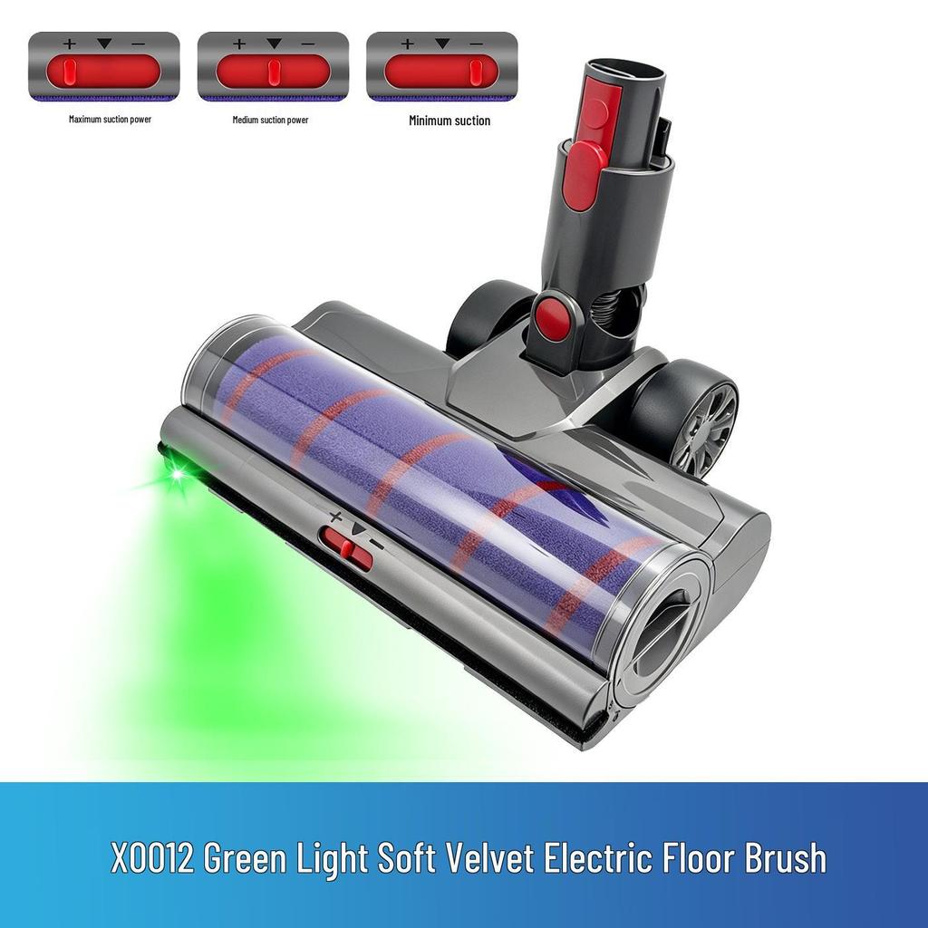 Escova de Chão Elétrica Compatível com Dyson V7/V8/V10/V11/V15 - Acessórios de Bico & Escova Grande de Rolo