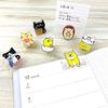 Pine Book 2-Way Clear Clip - Calico Cat & Tabby Cat 2 (3.5 x 3 x 2 cm) FC00079