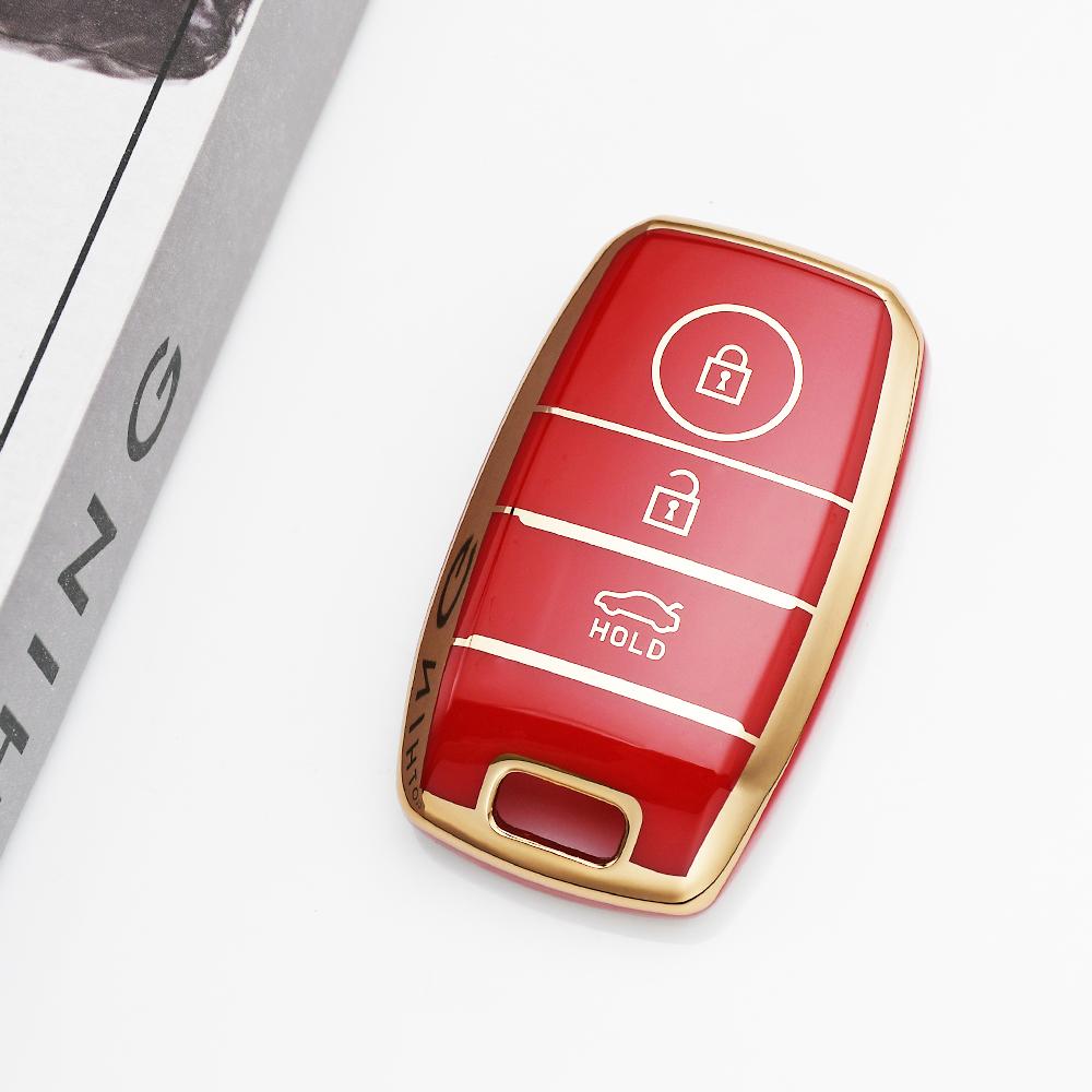 3 Button Tpu Auto Fob Holder Shell Keyless Car Smart Key Cover Case For Kia Optima Sorento Niro Soul Kx3 Kx5 K3S Rio Ceed Cerato