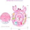Oziral Baby Swim Ring 6 To 36 Months Inflatable Swimming Seat Pool Float for Toddlers Kids Swimming Aid Pool Toy