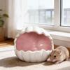 Ceramic Hamster Bed, Cooling House for Hamsters, Hedgehogs, Dwarf Mice, Ideal Summer