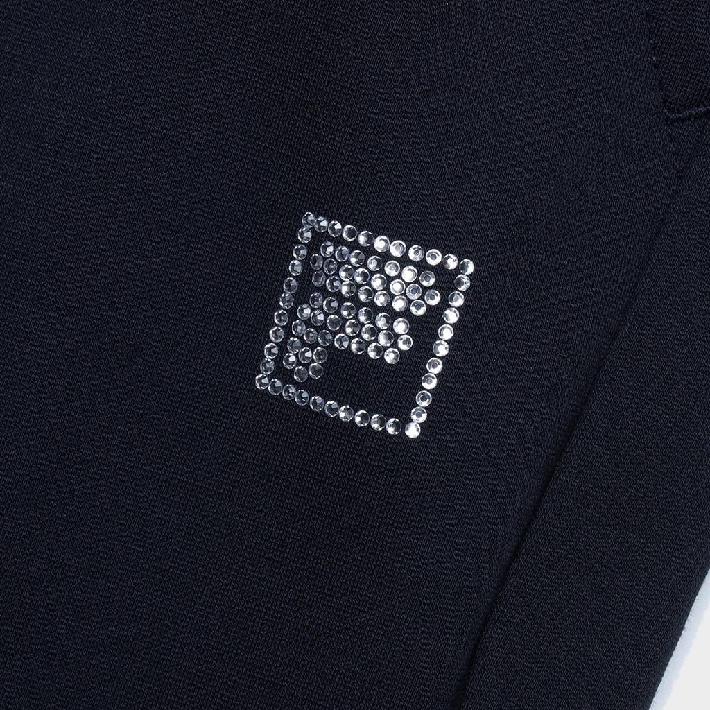 Fila Solid Color Mid Waist Straight Leg Casual Pants Women Bottoms Legendary-Blue F51W421601F-NV