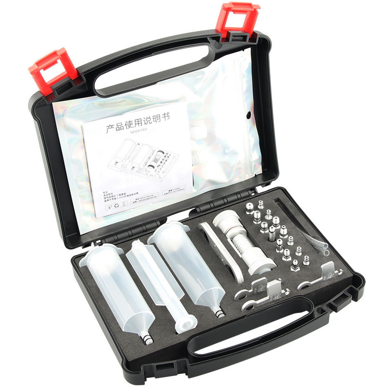 

Bicycles Hydraulic Brake Bleeds Set Disc Brake Mineral Oil Bleeds Set Mountain Bikes Oil Bleeds Repair Tool Easily Use 1
