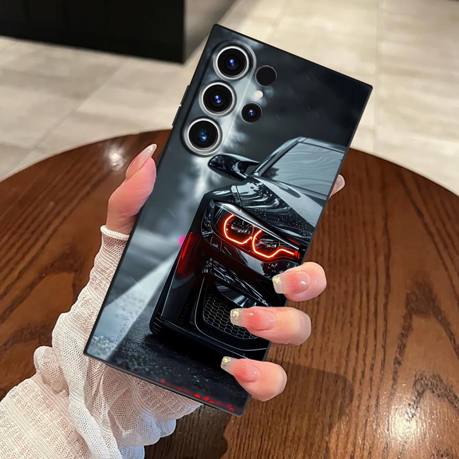 Case for Samsung Galaxy S26 S25 S10 S9 S24 Plus S21 FE S23 Note 20 8 9 10 S26 S20 Ultra Funda Phone Cover Cool Car Lights