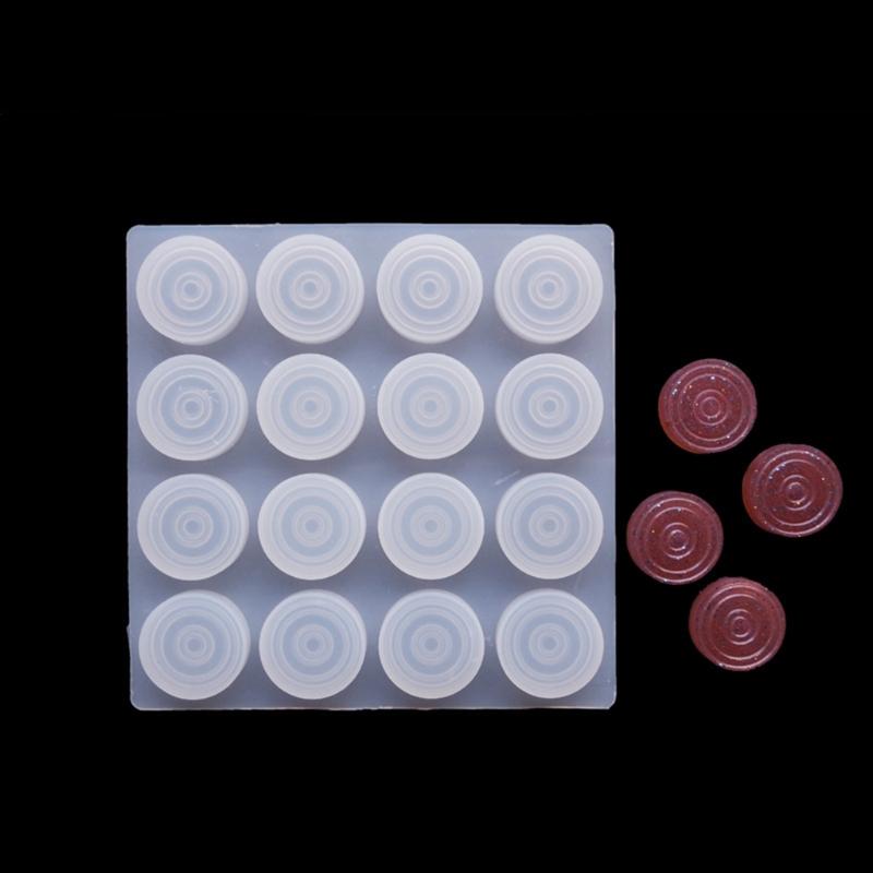 Silicone Mat for Wax Seal Stamp Wax Sealing Pad Flat Round Disc Mold Tray for Epoxy UV Resin Craft Adhesive Waxing