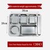 Anmu 304 Stainless Steel Divided Meal Tray
