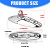 2pcs Top Fitting Hardware Swivel Side Mount Hinge Quick Release Marine Fenders Holder Hanger 92mm Boat Rail Fenders Hanger