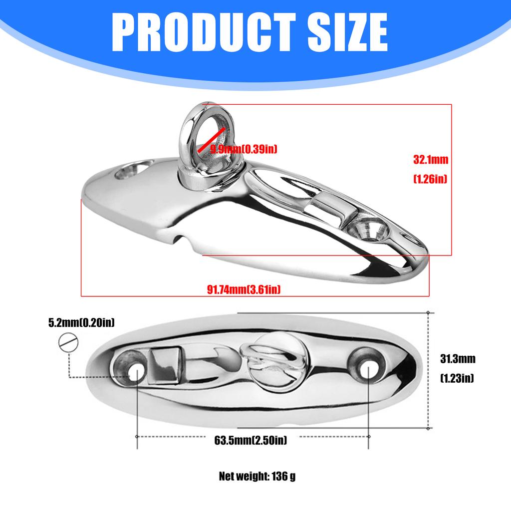 2pcs Top Fitting Hardware Swivel Side Mount Hinge Quick Release Marine Fenders Holder Hanger 92mm Boat Rail Fenders Hanger